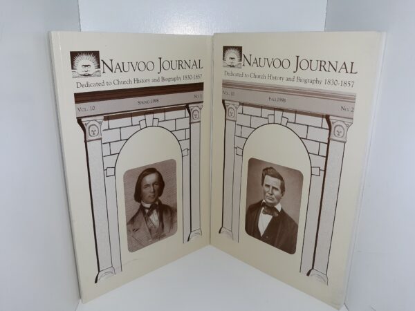 2 Issues of Nauvoo Journal: Dedicated to Church History and Biography 1830-1857 (1998)