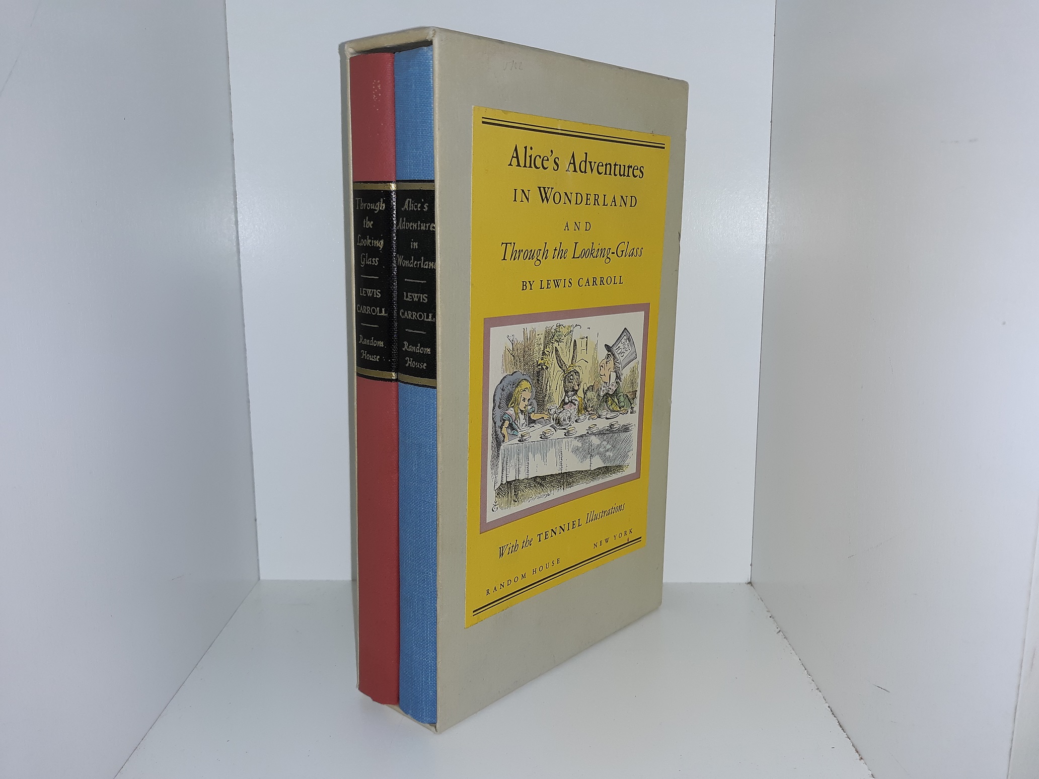Alice’s Adventures in Wonderland and Through the Looking-Glass w/ Slip-box (1965) ~ by Lewis Carroll