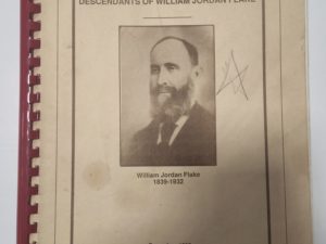 Descendants of William Jordan Flake (comb bound, 1985)