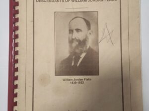 Descendants of William Jordan Flake (comb bound, 1985)