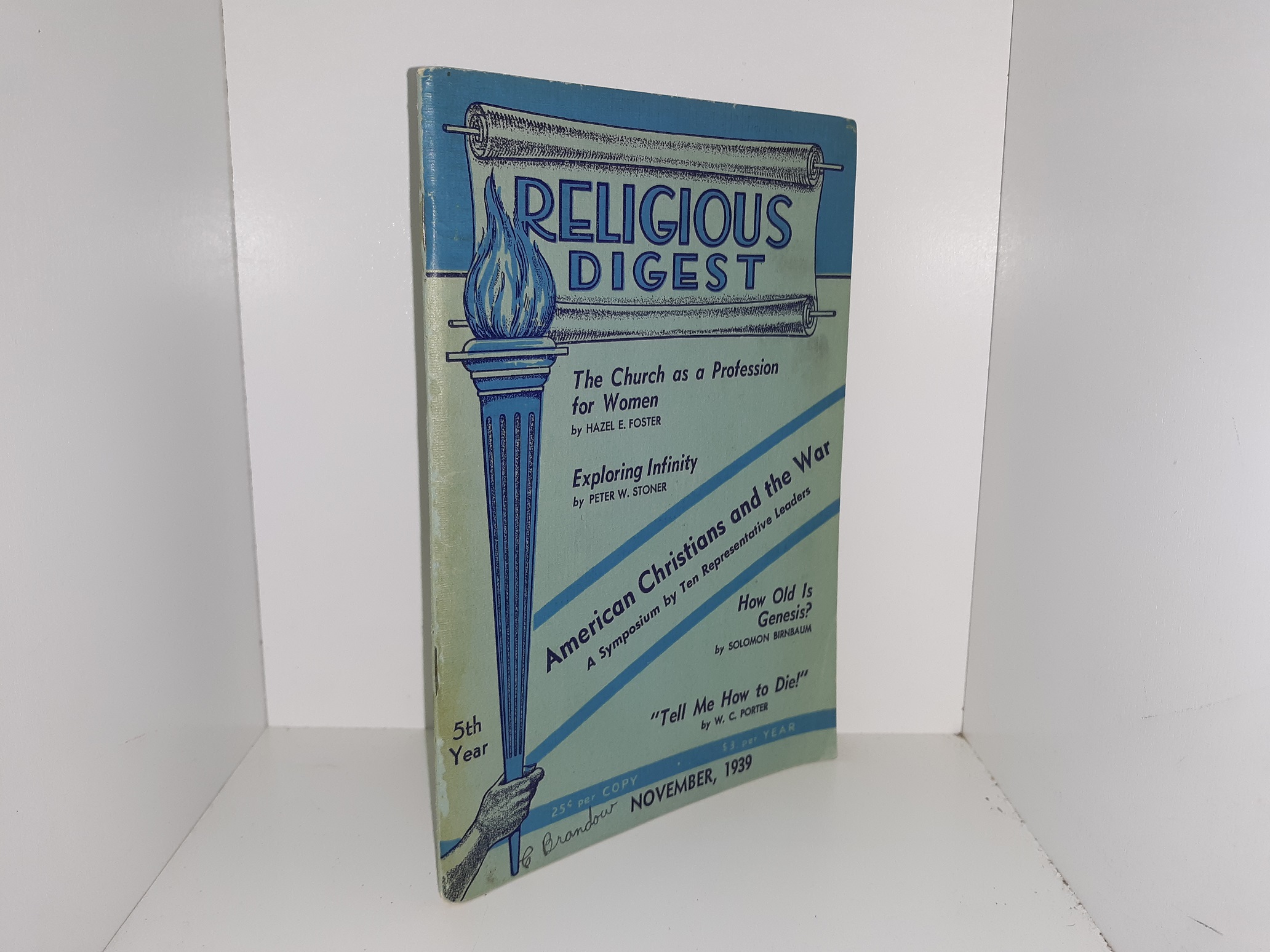 Religious Digest: November, 1939 (1939)