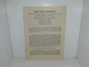 Time and Eternity: New Series—No. 51 (Pamphlet) (1930)