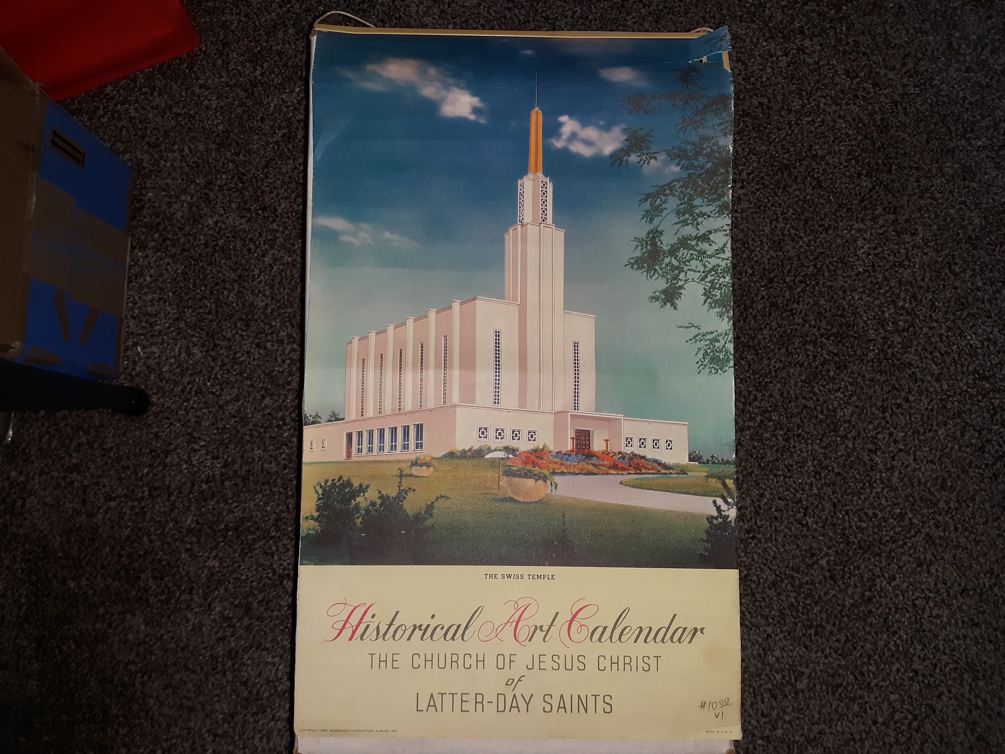 Historical Art Calendar: The Church of Jesus Christ of Latter-day Saints: 1958 (Calendar) (1958)