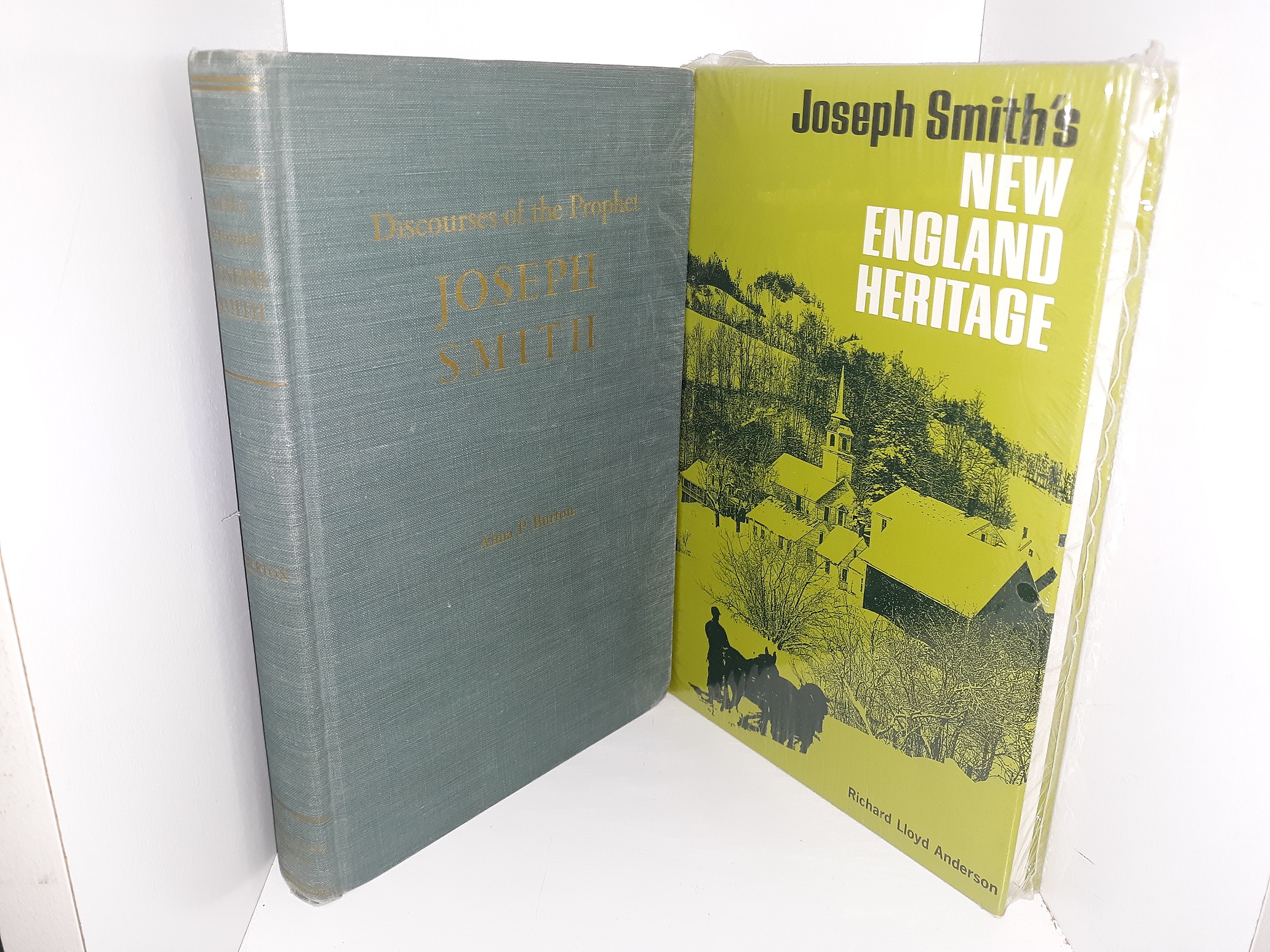 2 LDS Books about Joseph Smith: Discourses of the Prophet Joseph Smith / Joseph Smith's New England Heritage (See Details)