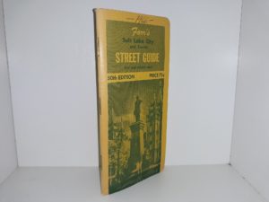 Farr’s Salt Lake City and County Street Guide City and County Map (50th Edition) (1966) ~ by Fred C. Graham