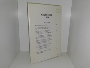 Celestial Law (1978) ~ by E. L. Schoenhals