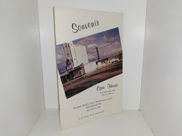 Souvenir Booklet: Pioneer Region Milk Processing Plant, Welfare Square, Salt Lake city, Utah (1960)