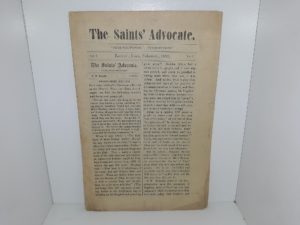 The Saints’ Advocate: Vol. 5, No. 8, Lamoni, Iowa, February, 1983 (Uncut) (1983)