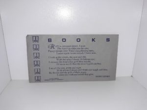 “Books” Poem Card ~ by Nephi Jensen