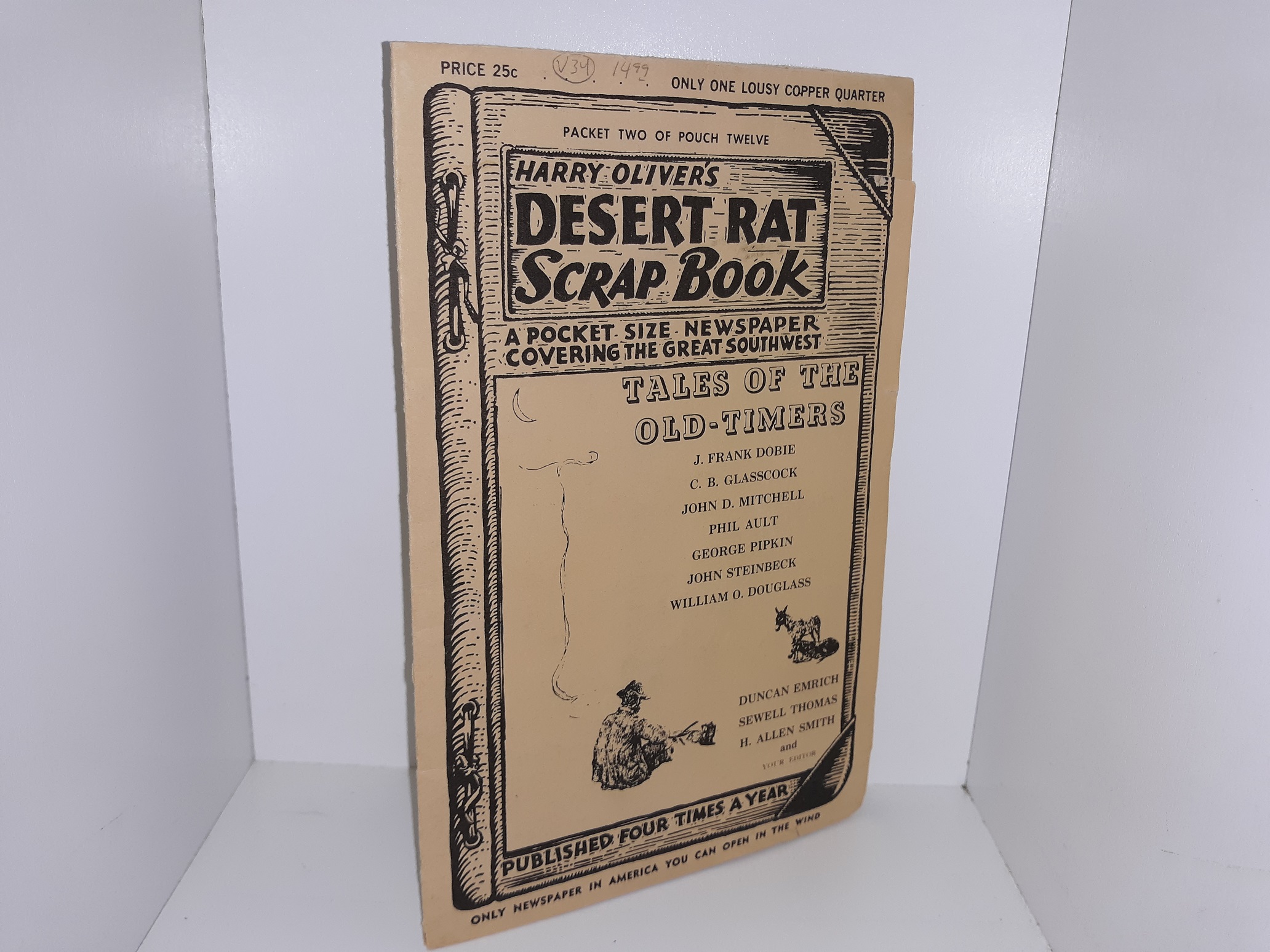 Harry Oliver’s Desert Rat Scrap Book: A Pocket Size Newspaper Covering the Great Southwest (Newspaper)
