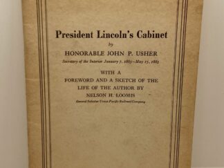 President Lincoln’s Cabinet (1925) by John P. Usher