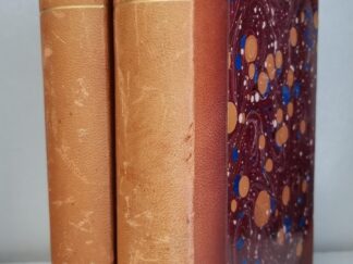 1898 — The Evolution of Man — Ernst Haeckel — 2 Volume Set in 3/4 Leather