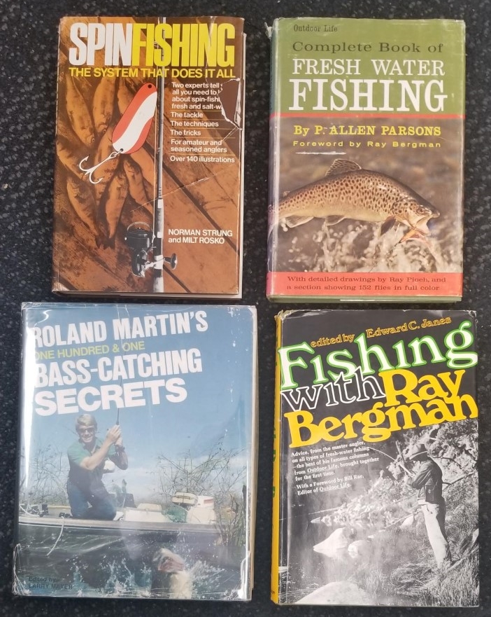 Bundle of 4 Fishing Books — Roland Martin's One Hundred & One Bass-Catching  Secrets / Spin-Fishing, The System That Does It All / Fishing with Ray  Bergman / Complete Book of Fresh