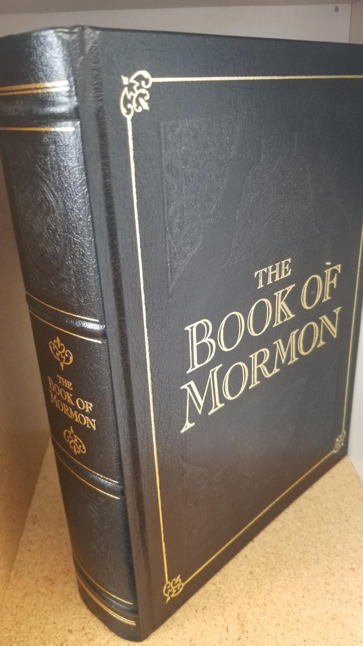 Large Size Leatherbound Book of Mormon - Eborn Books