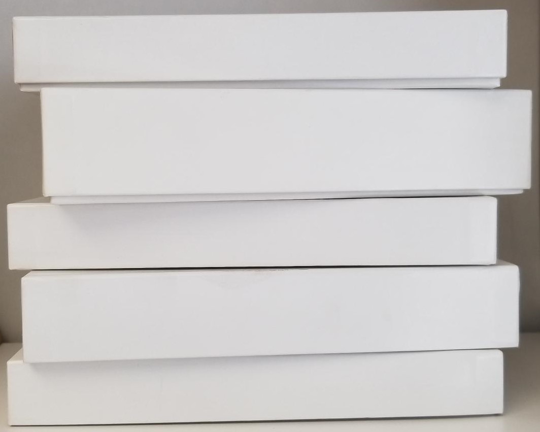 Collection of 5 Church Employee Leather Gift Editions — Boxed — Matching Burgundy Invecchiato Italian Leather — In Boxes — Like New! — 2006-2010