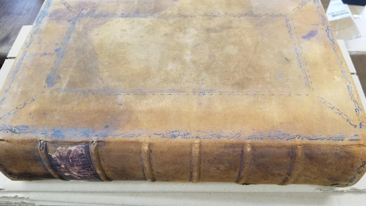 1784 — Book of Martyrs — Folio Size / Leather Binding — Very Large Heavy Book!