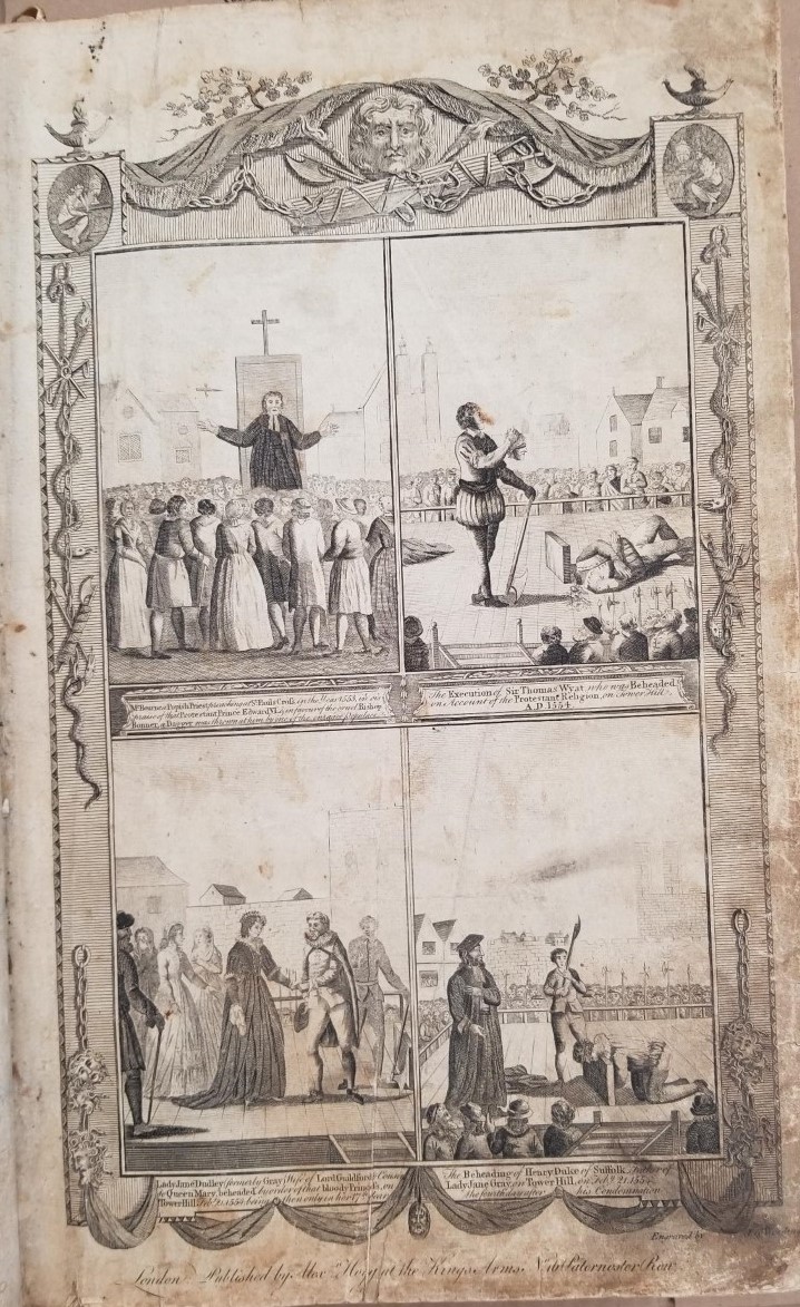 1784 — Book of Martyrs — Folio Size / Leather Binding — Very Large Heavy Book!