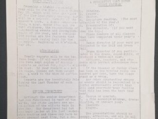 Mutual Leader -- April 12, 1937  --- 2 Sided Flyer