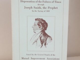 1920 --- In Commemoration of the Divine Ushering in of the Dispensation of the Fulness of Times through Joseph Smith, the Prophet, in the Spring of 1820 --- Pamphlet