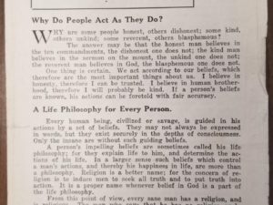 Why Is Religion Needed? — John A. Widtsoe — Centennial Series No.2. — 4-Page Pamphlet