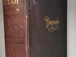 1902 -- Portrait, Genealogical & Biographical Record of the State of Utah. -- Large Size Leatherbound Volume -- Part of Title Page Missing