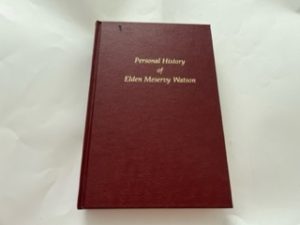 Personal History of Elden Meservy Watson-Elden Meservy Watson
