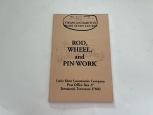 Rod, Wheel and Pin Work- Little River Locomotive Company
