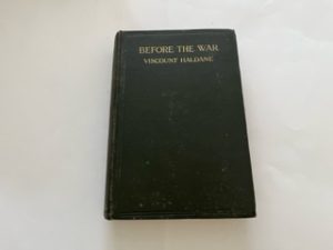 1920-Before the War-Viscount Haldane