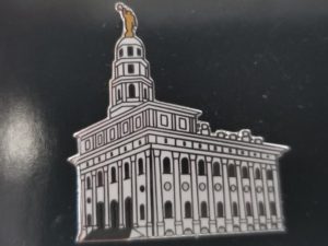 Nauvoo Temple Pin — About an Inch Wide and About an Inch Tall