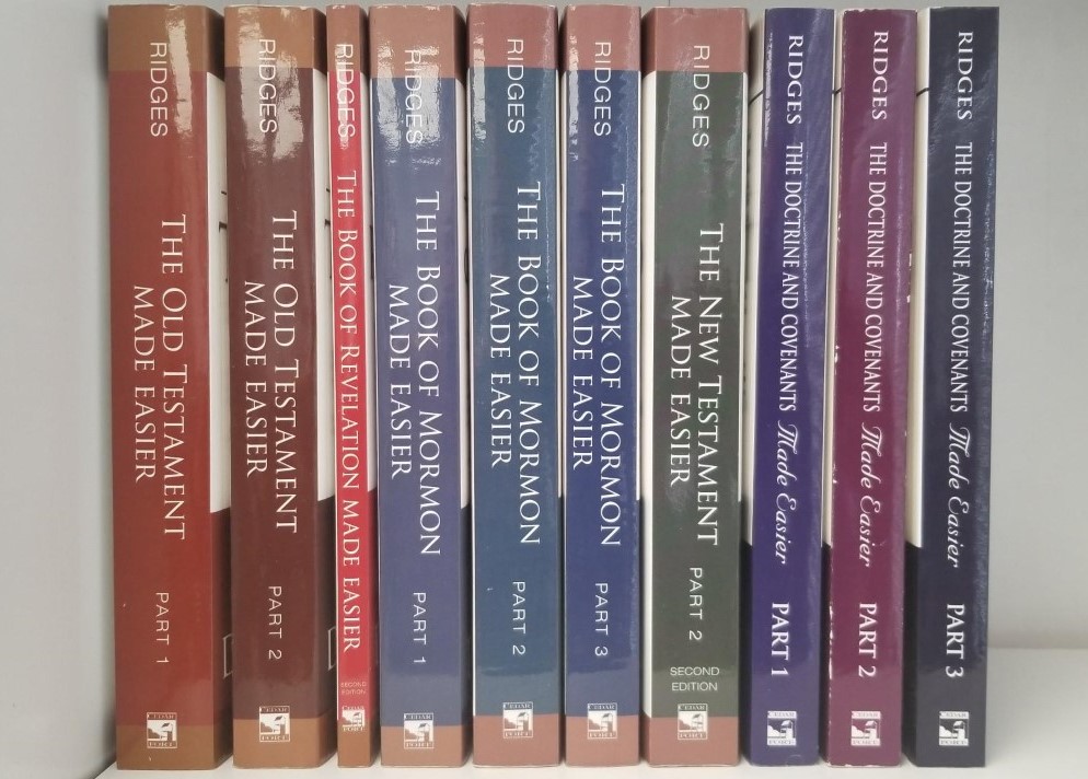 Partial Set of Books by David J. Ridges - Old Testament Made Easier ...