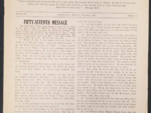 The Voice of Warning, Volume 14, Number 2, February 1943 — [Church of Christ – Independence, Mo.] — Single Issue