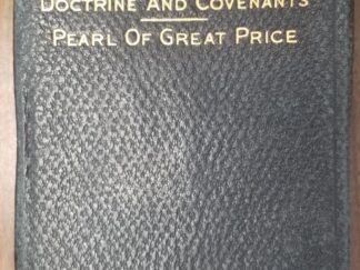 1920 / 1928 / 1928 --- Triple Combination --- Black Bendable Leather Binding