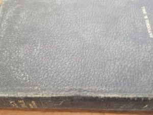 Holy Bible with Ready References — Black Bendable Leather Binding — Code: 20 K 28