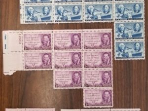 29 Stamps — Unused — 3-Cent Stamps — U.S. Postage Stamp Centenary / Florida Centennial / “Our Republic and Its Press”