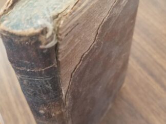 1815 --- The Death of Abel in Five Books Attempted From the German of Mr. Gessner, by Mary Collyer To Which is Added the Death of Cain in Five Books --- Small Leather Book