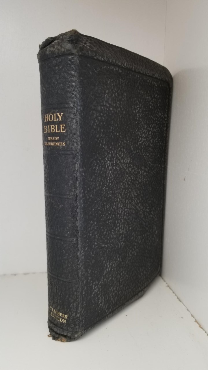 1954 - Holy Bible with Ready References - Teachers' Edition - Black ...