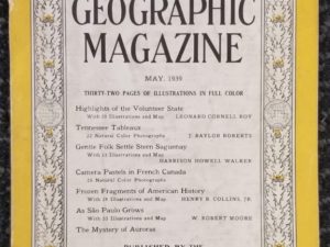 May 1939 — National Geographic Magazine — Single Issue [No Map]