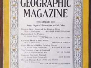 National Geographic Magazine — November 1939 — Single Issue Magazine — Volume LXXVI, Number Five — No Map / Just the Magazine!