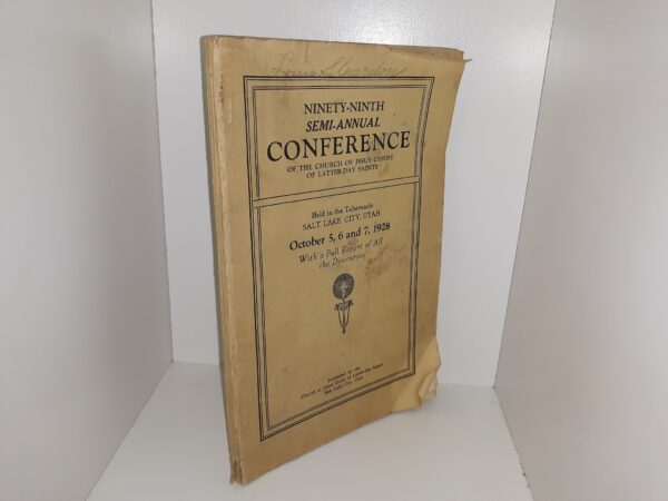 LDS General Conference Report: October 5, 6 and 7, 1928 (1928)