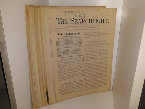 The Searchlight Vol. 2, Nos. 1-11 (11 Issues) (1897)