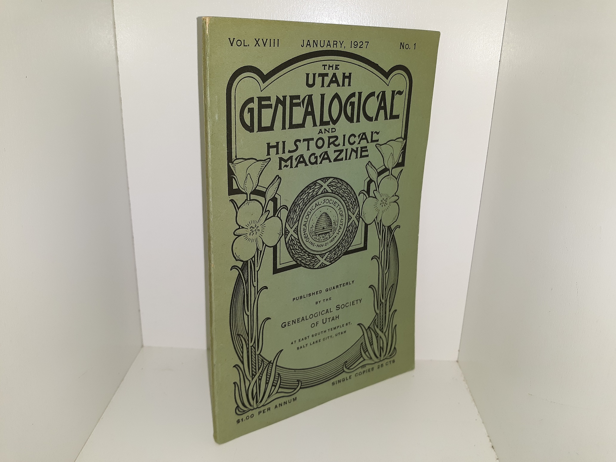 The Utah Genealogical and Historical Magazine: Vol. 18, No. 1, January, 1927 (1927)