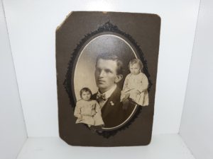 Old Photograph w/ a Note about the Subjects Written on the Back