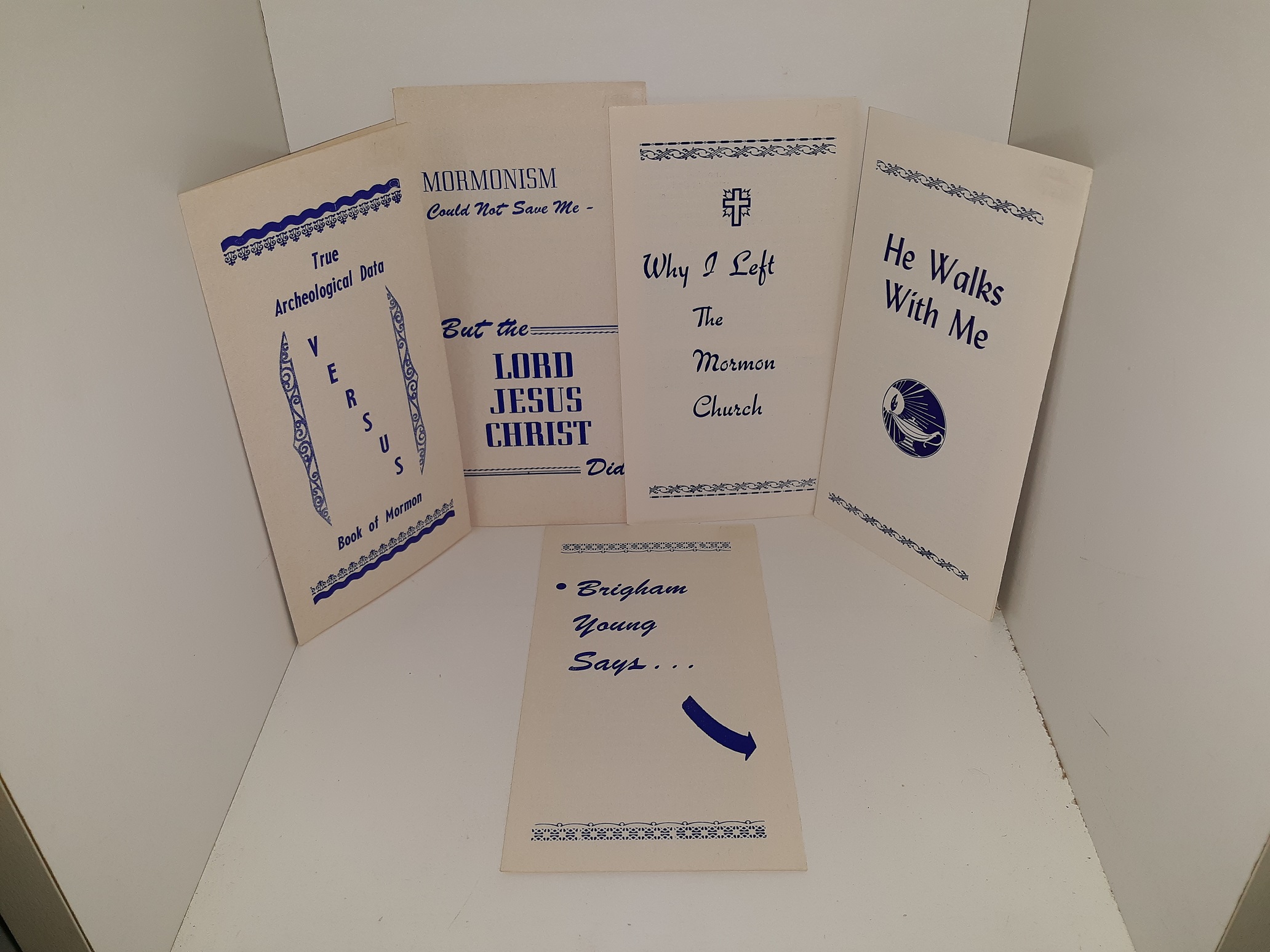 5 Anti-Mormon Pamphlets (See Details)