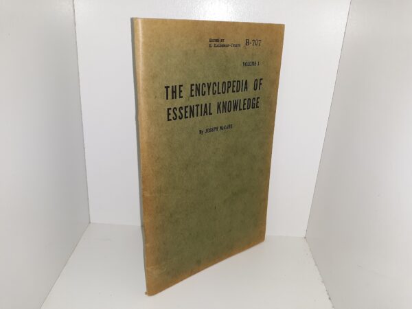 The Encyclopedia of Essential Knowledge: Vol. 1 (1948) ~ by Joseph McCabe