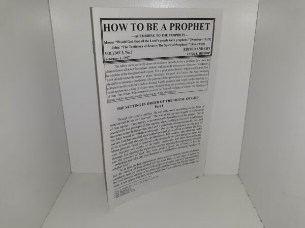 How to be a Prophet: Vol. 3, No. 2, February 1, 1997 (1997)