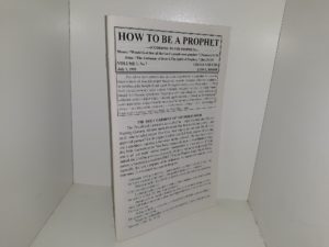 How to be a Prophet: Vol. 1, No. 7, July 1, 1995 (1995)
