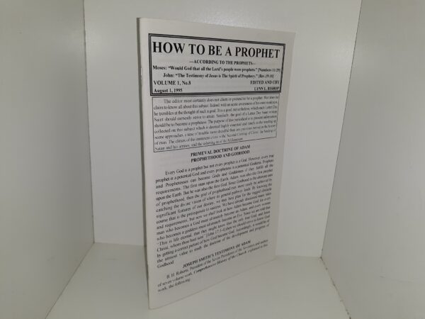 How to be a Prophet: Vol. 1, No. 8, August 1, 1995 (1995)