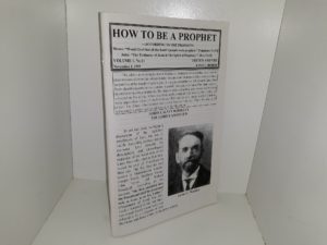 How to be a Prophet: Vol. 1, No. 11, November 1, 1995 (1995)