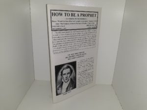 How to be a Prophet: Vol. 1, No. 12, December 1, 1995 (1995)