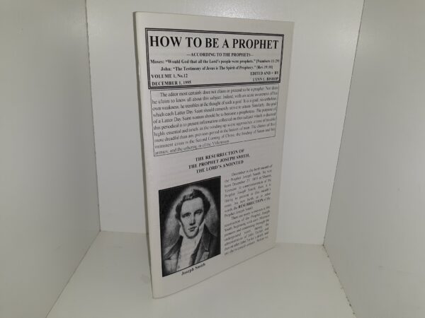 How to be a Prophet: Vol. 1, No. 12, December 1, 1995 (1995)
